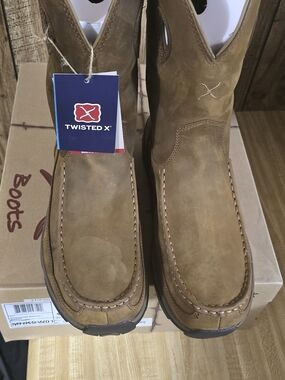 Twisted X 13 M Men's Brown Waterproof Western Boots NWT